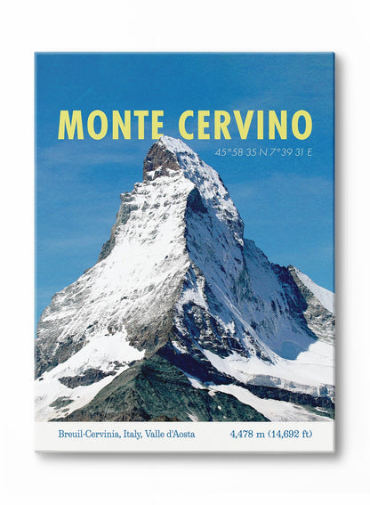 Monte Cervino, Poster